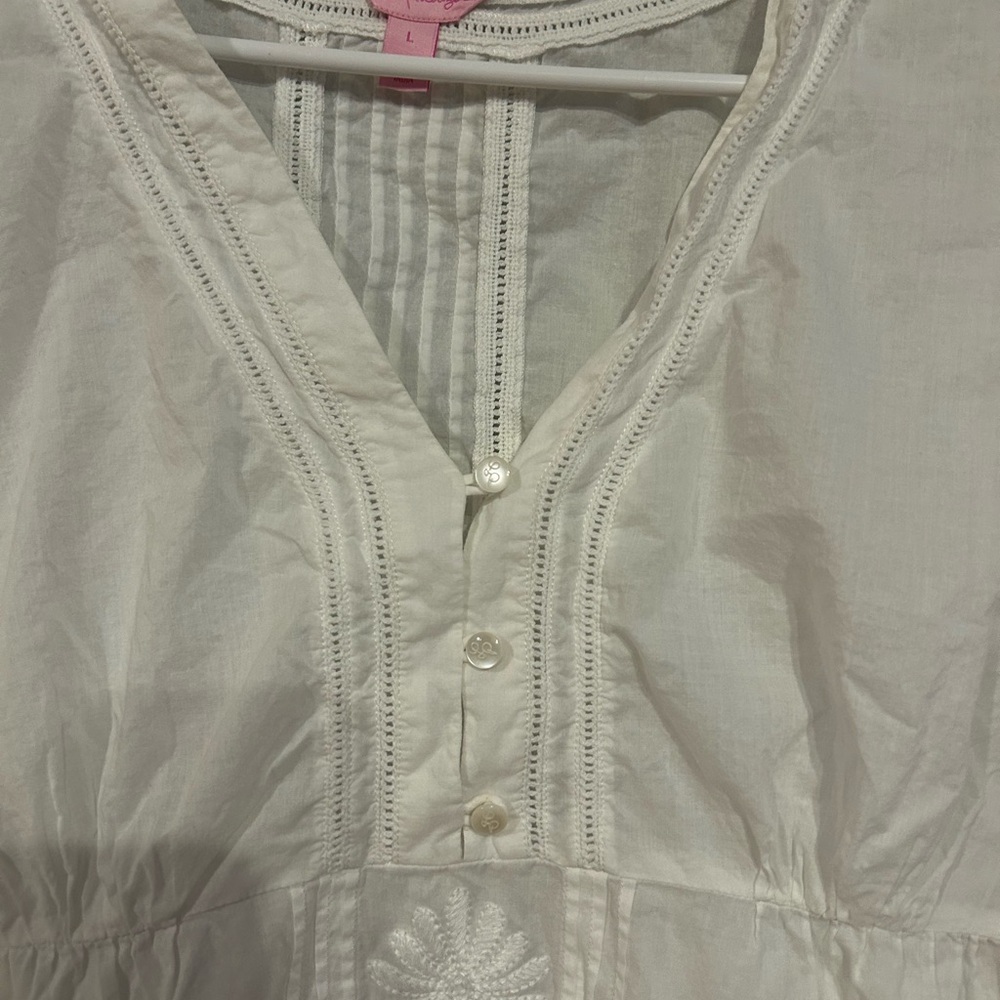 Lilly Pulitzer Women's White Tunic Top - Picture 4 of 7